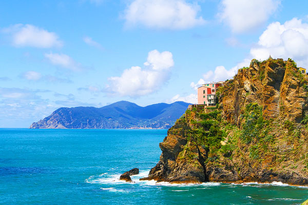 Manarola and Riomaggiore, Cinque Terre, Italy