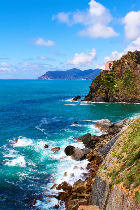 Manarola and Riomaggiore, Cinque Terre, Italy