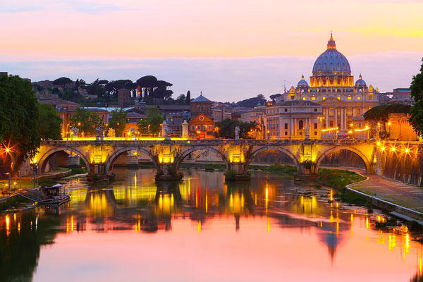 Rome at Night, Italy