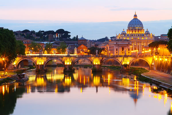 Rome at Night, Italy