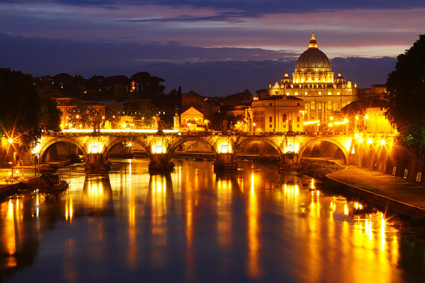 Rome at Night, Italy