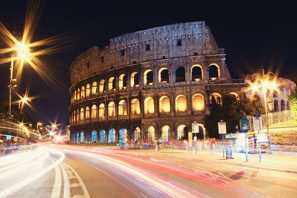 Rome at Night, Italy