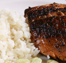 Image of a Pan Seared Salmon Steakette