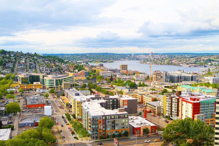 Best View of Seattle Space Needle and Skyline