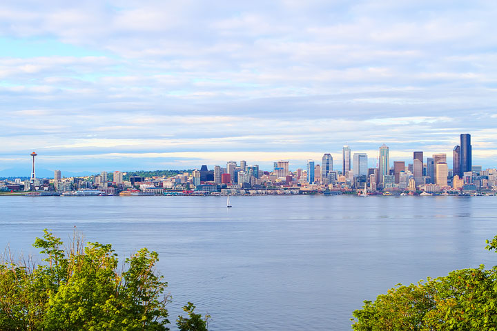 Best View of Seattle Space Needle and Skyline