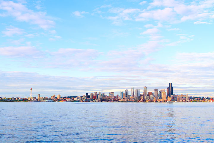 Best View of Seattle Space Needle and Skyline