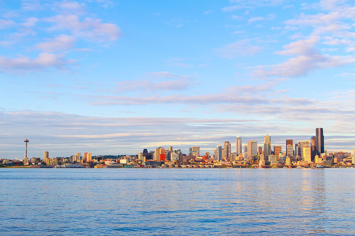 Best View of Seattle Space Needle and Skyline