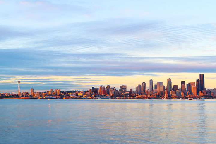 Best View of Seattle Space Needle and Skyline