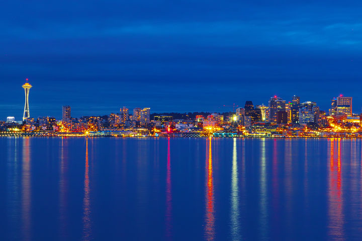 Best View of Seattle Space Needle and Skyline