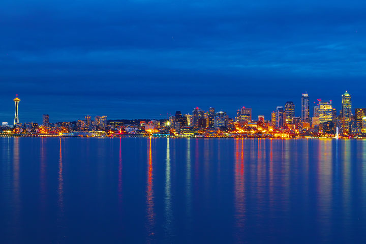 Best View of Seattle Space Needle and Skyline