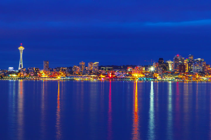 Best View of Seattle Space Needle and Skyline