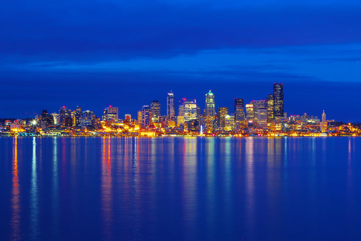 Best View of Seattle Space Needle and Skyline