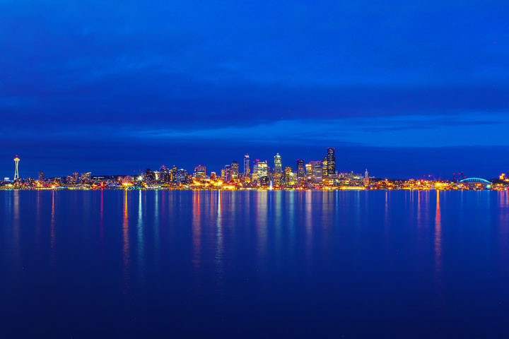 Best View of Seattle Space Needle and Skyline