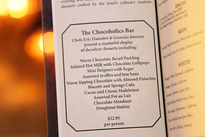 The Chocoholic's Dessert Bar at Hyatt Regency New Orleans