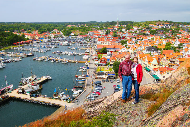 Grebbestad, a colorful fishing Village along the west coast of Sweden