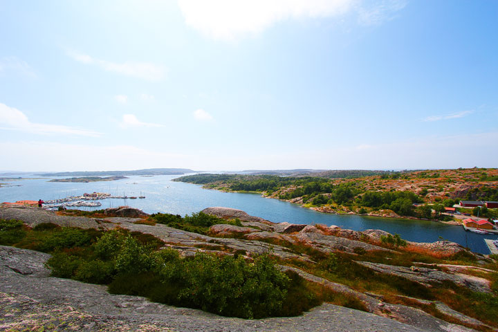 Grebbestad, a colorful fishing Village along the west coast of Sweden