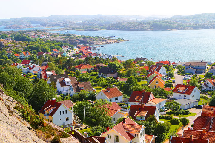 Fjallbacka, a colorful fishing Village along the west coast of Sweden