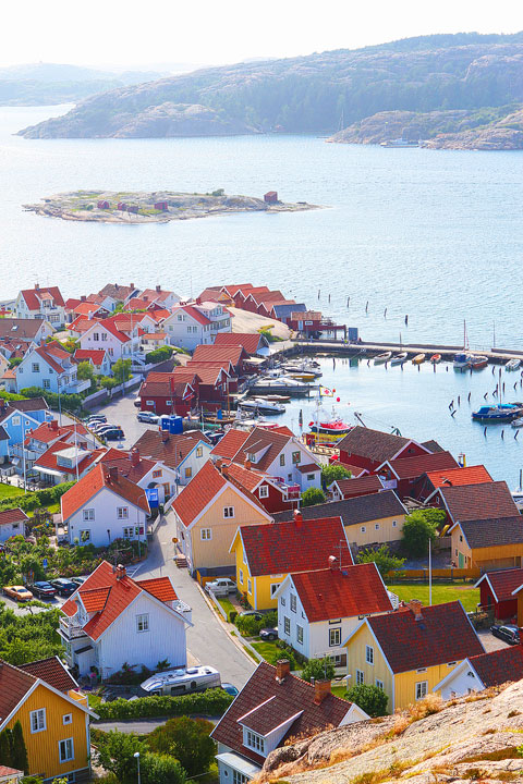 Fjallbacka, a colorful fishing Village along the west coast of Sweden