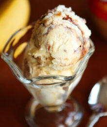 Image of Banana Pudding Ice Cream with Fudge Swirls