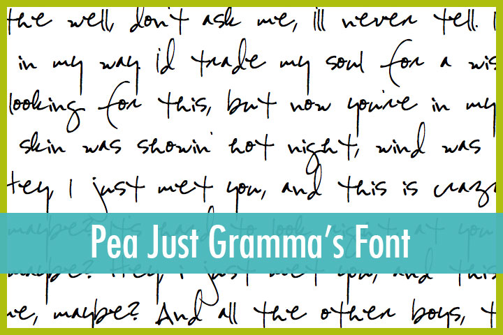 Free Handwriting Fonts