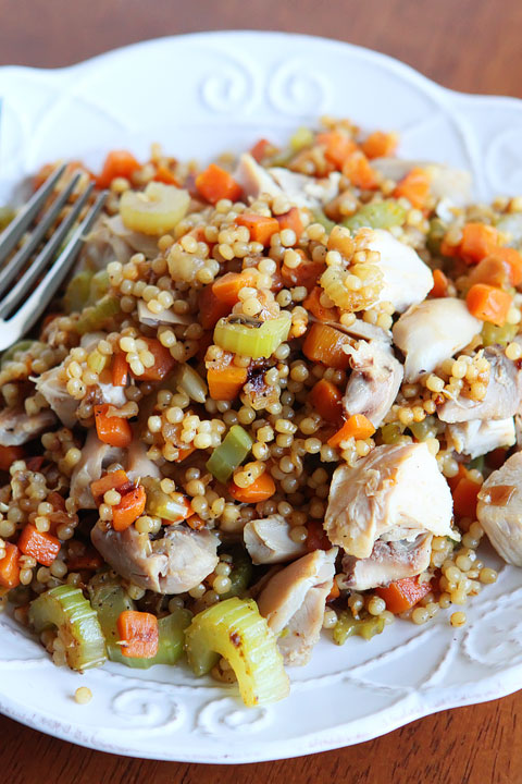 Easy Chicken and Couscous Skillet Dinner