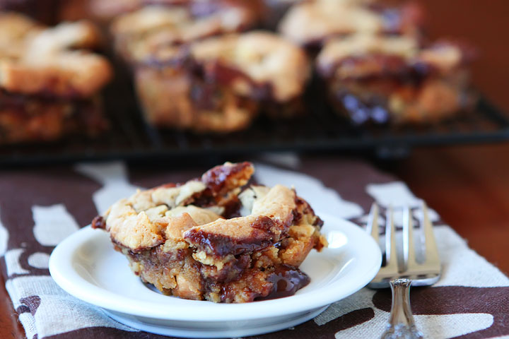 Ganache Stuffed Banana Pudding Cookie Muffins