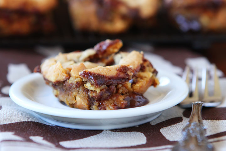 Ganache Stuffed Banana Pudding Cookie Muffins