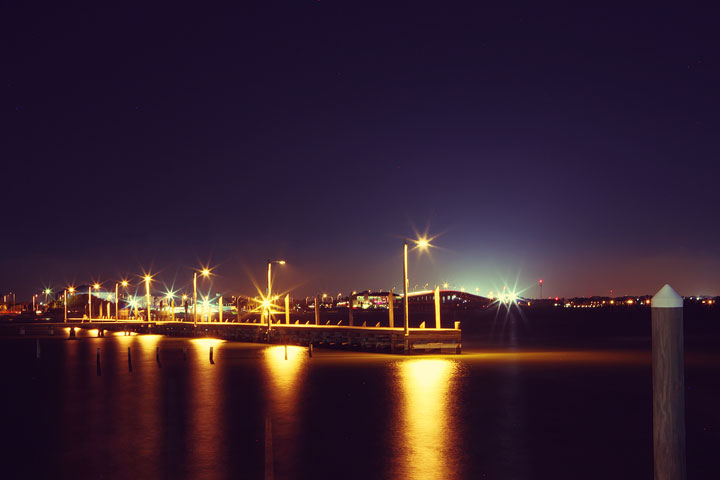 Pensacola 360 Boardwalk at Night