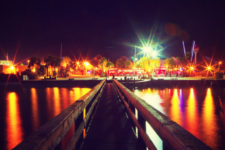 Pensacola 360 Boardwalk at Night