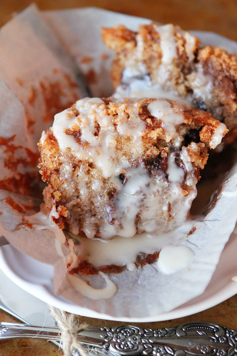 Image of a Chocolate Chip Banana Bread Eggnog Muffin