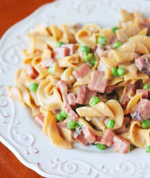 Image of Peas, Ham, & Creamy Noodles