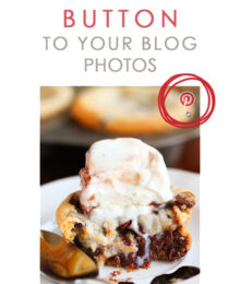 How to Add a Pinterest Mouseover Button to Your Blog Photos