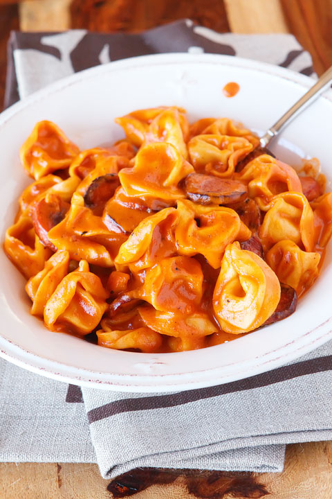 Cheese and Sausage Tortellini Pasta Recipe