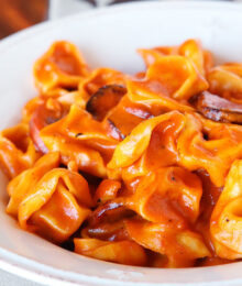Image of Sausage and Cheese Tortellini Pasta