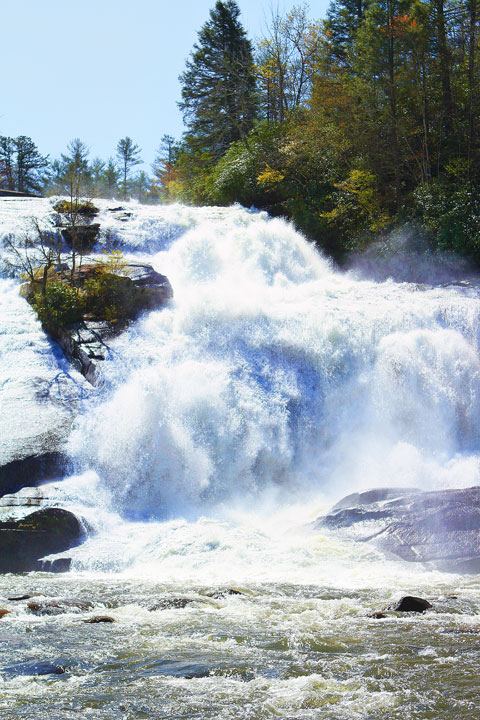 High Falls in Dupont State Forest, near Asheville, NC.