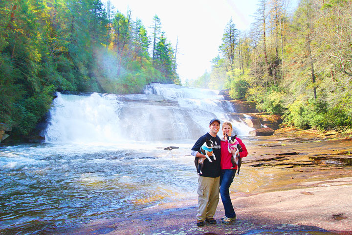 Triple Falls in Dupont State Forest