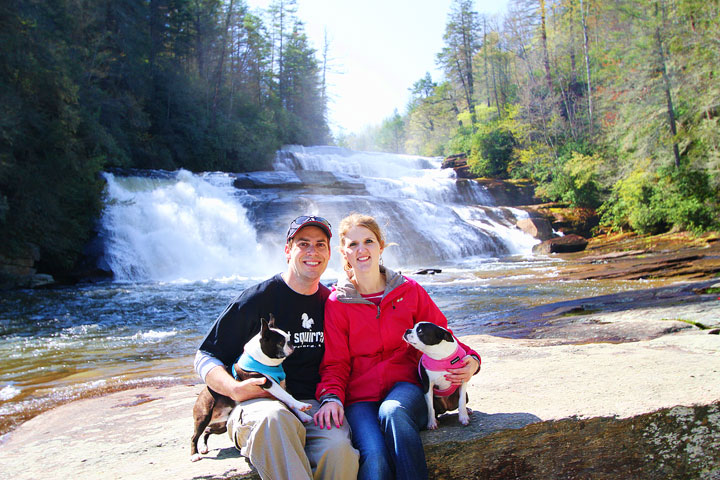 Triple Falls in Dupont State Forest, near Asheville, NC