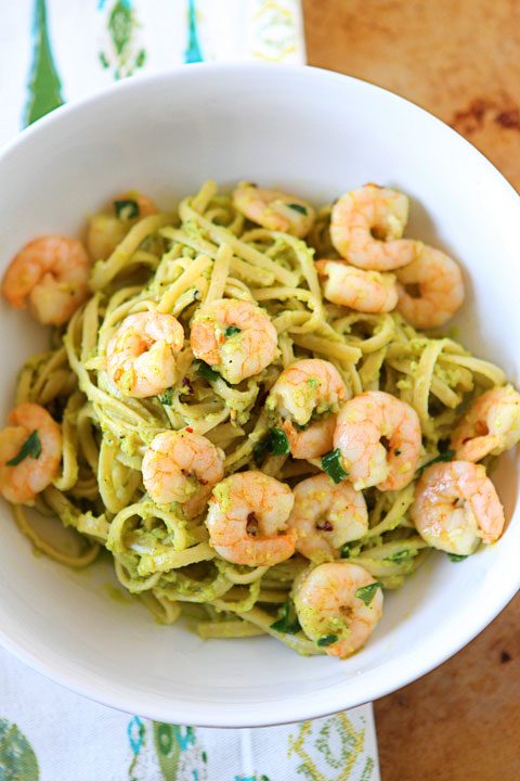 Avocado and Shrimp Pasta Recipe