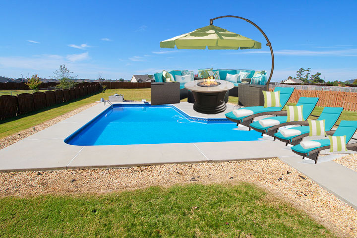 Pool Deck Patio Furniture Ideas