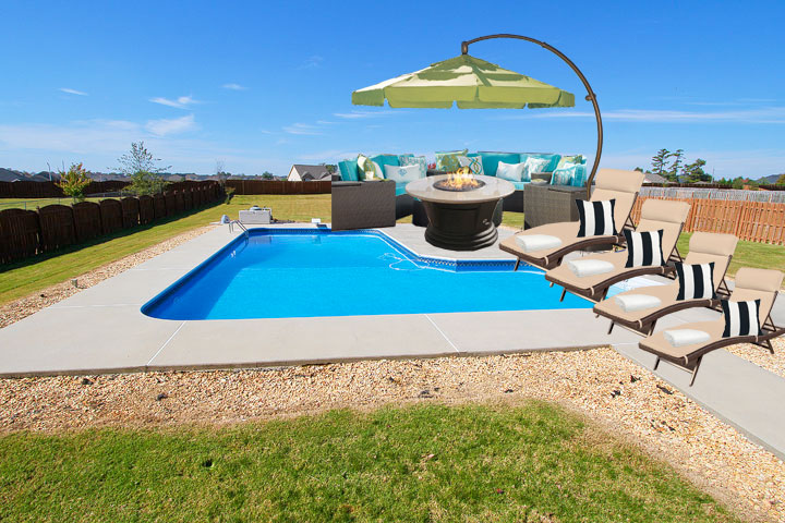 Pool Deck Patio Furniture Ideas