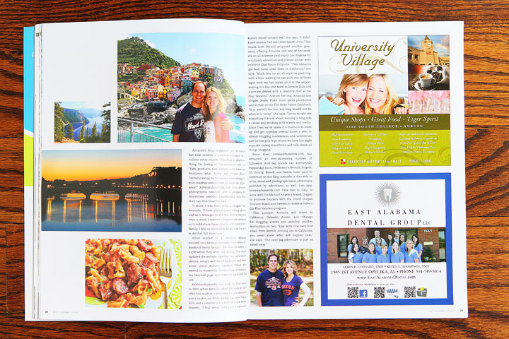 Kevin & Amanda East Alabama Living Magazine Feature