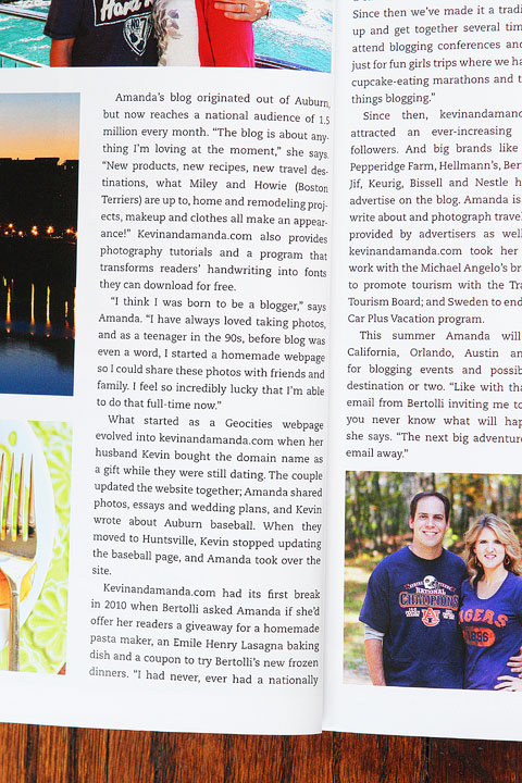 Kevin & Amanda East Alabama Living Magazine Feature