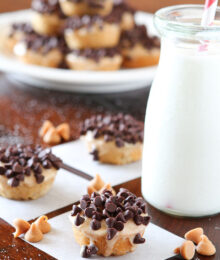 Image of Chocolate Peanut Butter Banana Bread Mini Donuts