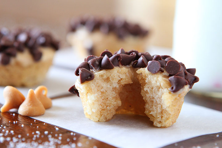 Chocolate Peanut Butter Banana Bread Mini Doughnuts