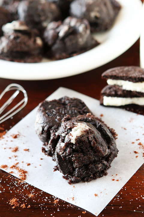 Chocolate Peanut Butter Nutella Oreo Cookies