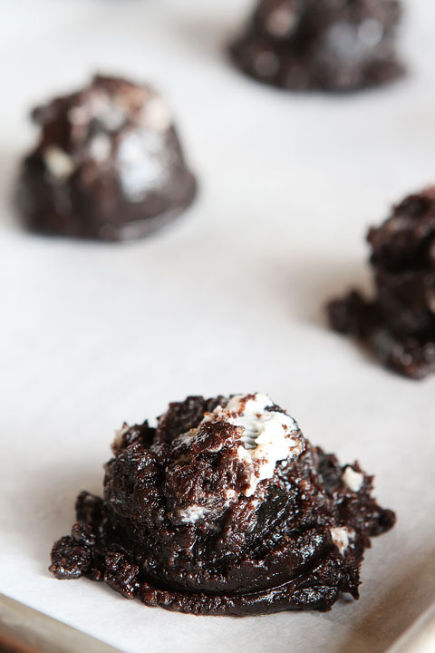 Chocolate Peanut Butter Nutella Oreo Cookies