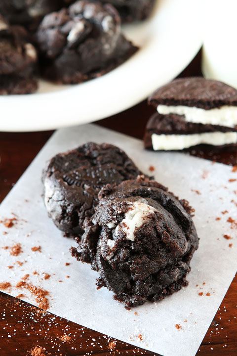 Chocolate Peanut Butter Nutella Oreo Cookies