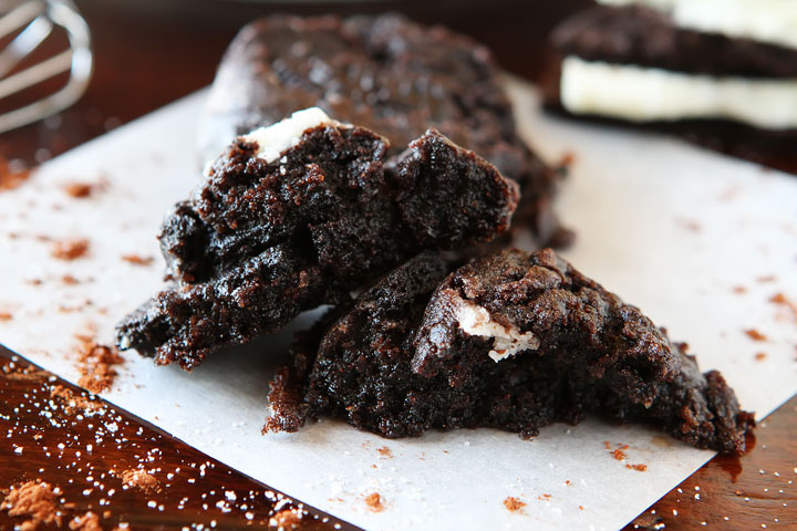 Chocolate Peanut Butter Nutella Oreo Cookies