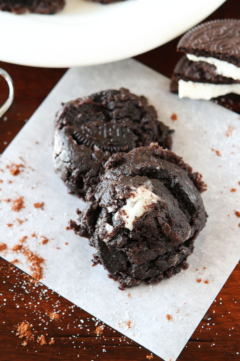 Chocolate Peanut Butter Nutella Oreo Cookies