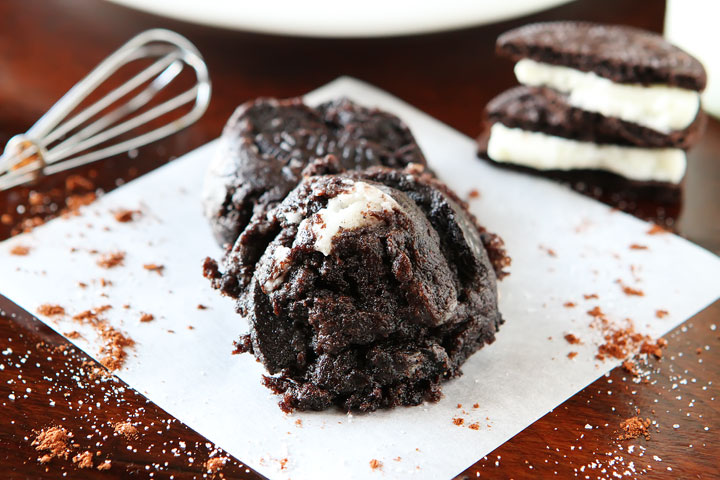 Chocolate Peanut Butter Nutella Oreo Cookies